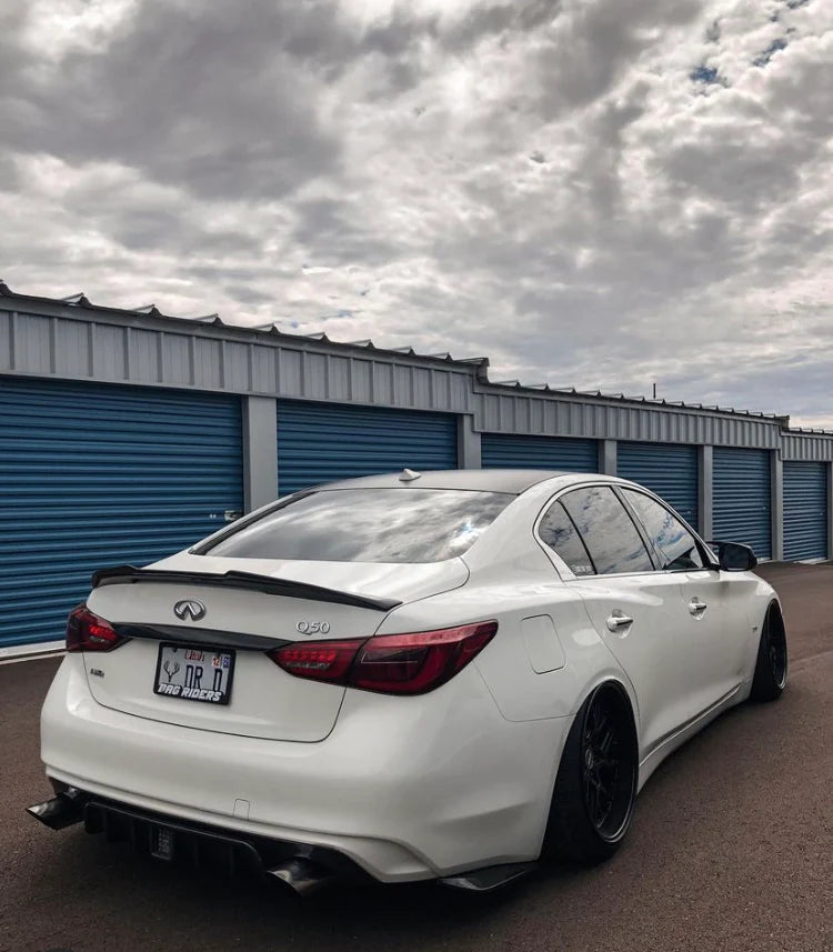 Infiniti Q50 PSM Style Carbon Fiber Spoiler