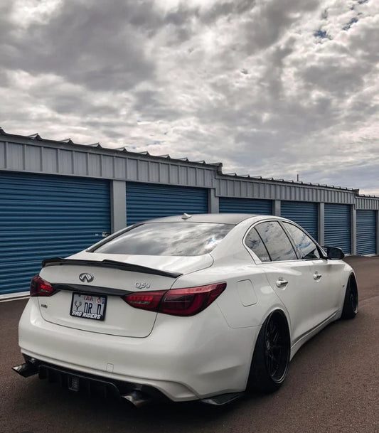 Infiniti Q50 PSM Style Carbon Fiber Spoiler