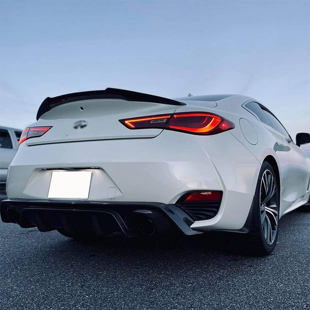 Infiniti Q60 PSM Style Forged/Carbon Fiber Spoiler