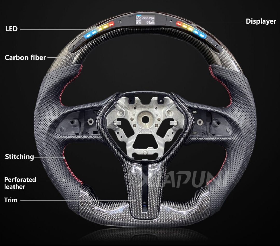 XIAPUNI Infiniti Q50/60 Custom Carbon Fiber Steering Wheel