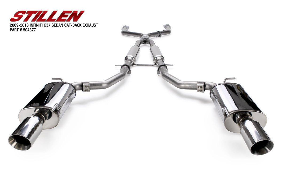 2009-2013 Infiniti G37 Sedan, 2015 Q40 Stainless Steel Cat-Back Exhaust System - 504377