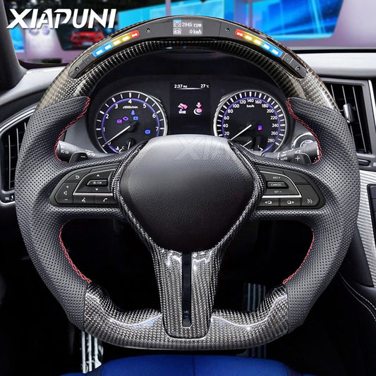 XIAPUNI Infiniti Q50/60 Custom Carbon Fiber Steering Wheel